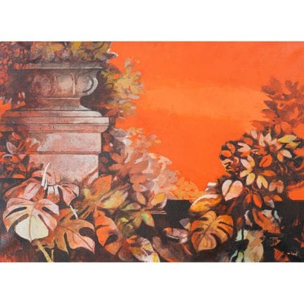 MARIO BARDI (Palermo 1922 - 1998) 
Giardino rosso 