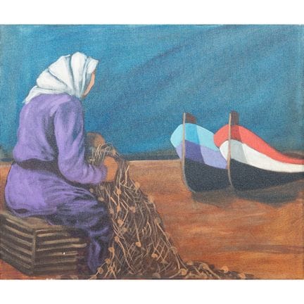 GIUSEPPE UZZACO (Palerme, 1932 - 2020) 
Bateaux à 