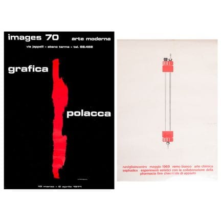 DOS CARTELES: 1) IMAGES 70: ARTE GRÁFICO MODERNO P