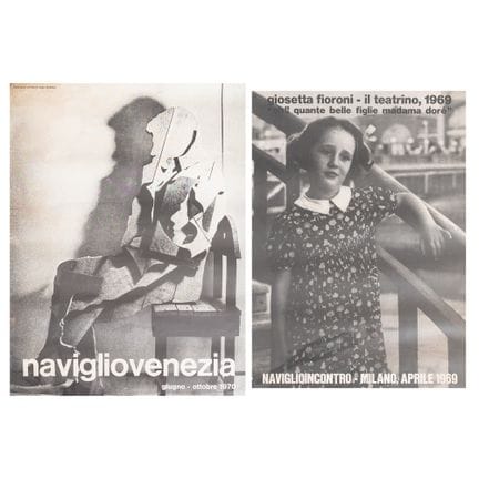 DOS CARTELES: 1) GIOSETTA FIORONI - IL TEATRINO, 1