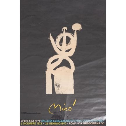 OBRAS DE MIRÓ 1954 - 1971 / GALERÍA «IL COLLEZIONI
