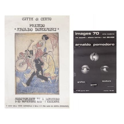 DOS CARTELES: 1) CIUDAD DE CENTO, PREMIO AROLDO BO