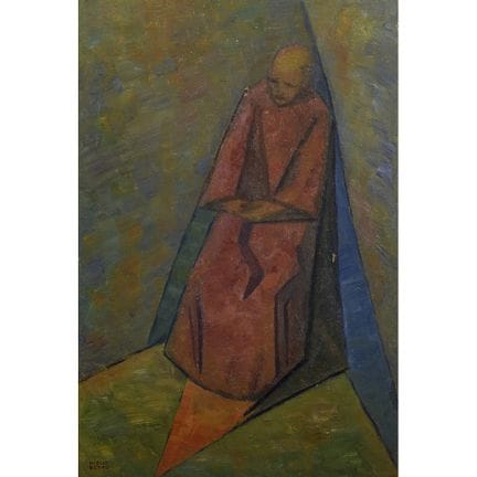 画家米利奥·雷托（Miglio Retto）的画作，尺寸为51.5×35厘米。油画，画布为胶合板。背