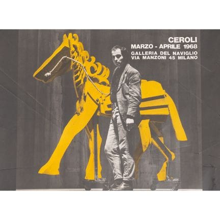 CEROLI MARZO - ABRIL DE 1968 GALERÍA DEL NAVIGLIO.