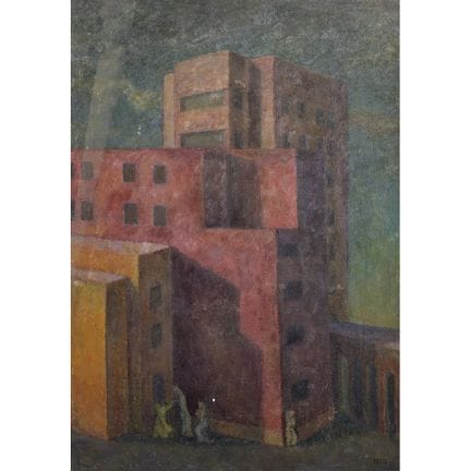 画家米利奥·雷托（Miglio Retto）的画作，尺寸为51×36厘米。油画，画布为胶合板。背面用