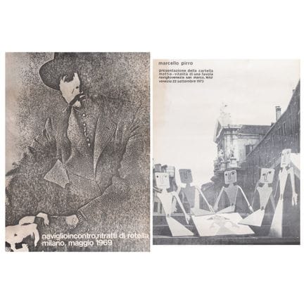 DOS CARTELES: 1) NAVIGLIOINCONTRI, RETRATOS DE ROT
