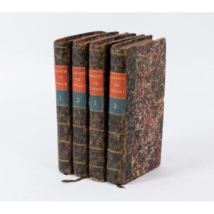 CUATRO LIBROS DEL SIGLO XVII EN FORMATO 16º EN FRA