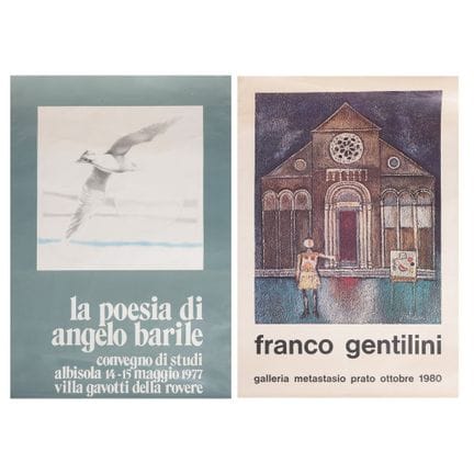 DOS CARTELES: 1) LA POESÍA DE ANGELO BARILE. JORNA