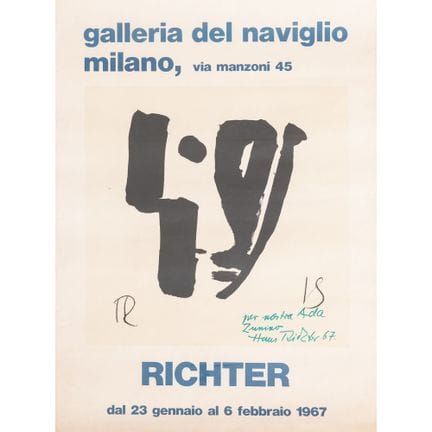 GALERÍA DEL NAVIGLIO, MILÁN, RICHTER, DEL 23 DE EN