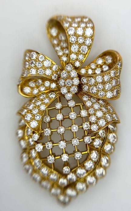 PENDENTIF EN FORME DE GOUTTE EN OR JAUNE 18 CARATS