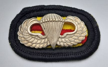 WW2 British Made US Paratroopers Wings in a Vietna