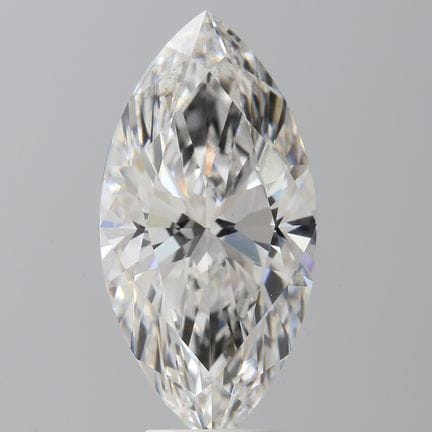 Ein im Labor gezüchteter Diamant im Marquise-Schli