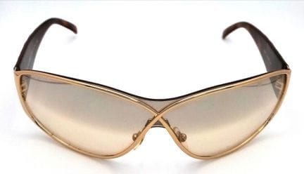 A Pair of Chanel Light Tint Tortoise Shell Sunglas