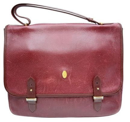 Borsa da lavoro vintage “Must de Cartier” in pelle