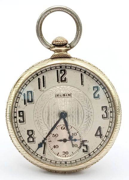 Antique GOLD FILLED  ELGIN POCKET WATCH. Serial Nu