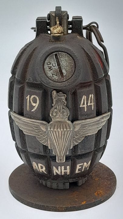 INERT WW2 No 36 Mills Grenade converted to table l