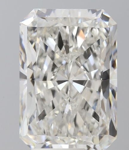 An 8.020Ct Radiant Cut Lab-Grown Diamond. Colour E