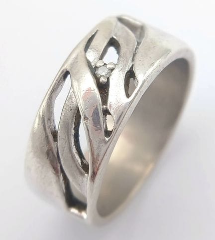 Ein einzigartiger Vintage-Ring aus Sterlingsilber 