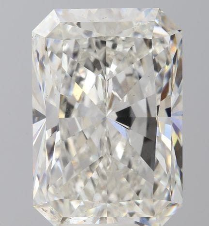 A 10.040ct Radiant Cut Lab-Grown Diamond. Colour F