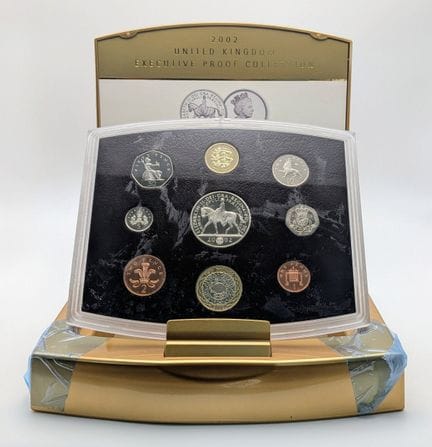 Ein Münzset „Executive Proof Collection“ der Royal