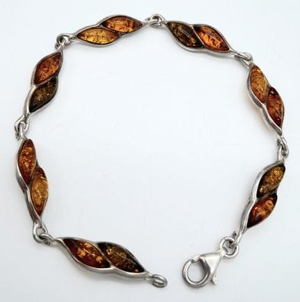 Bracelet « tennis » en argent sterling avec des pe