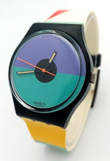 UNE MONTRE SWATCH VINTAGE RARE, MODÈLE ST. CATHERI