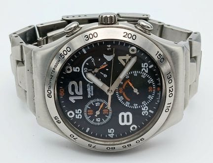 OROLOGIO SWATCH, VINTAGE, IRONY CHRONO, CON CATENA