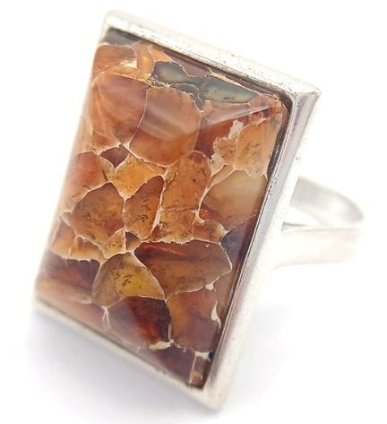 Ein einzigartiger Vintage-Ring aus Sterlingsilber 