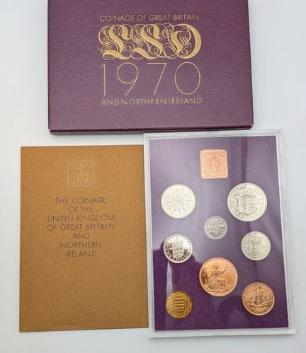 Ein Münzsatz „A Coinage of Great Britain and North