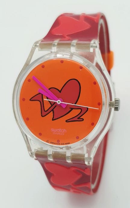 Eine Swatch, Valentinstags-Sonderedition, 1997, „P