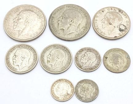 A Parcel of Nine 1936 (Year of the Three Kings) Br