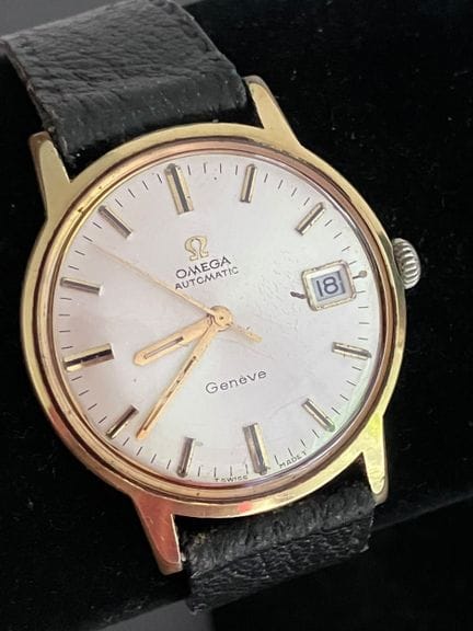 Gentleman’s OMEGA  ‘GENEVE’  AUTOMATIC WRISTWATCH.
