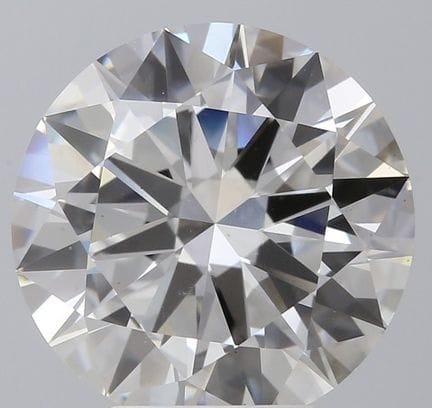 A 4.01Ct Round Cut Lab-Grown Diamond. Colour D, Cl