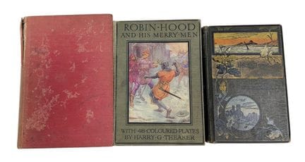 Three old classic books. A 1903 edition of Uncle T