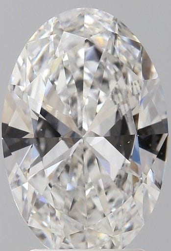 A 2.51Ct Oval Cut Lab-Grown Diamond. Colour D, Cla