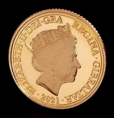 A 2021, QUEEN ELIZABETH II, POPPY FIELDS, HALF SOV