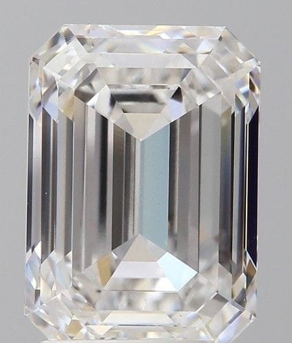 A 4.03Ct Emerald Cut Lab-Grown Diamond. Colour D, 