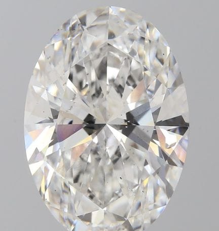 A 4.65Ct Oval Cut Lab-Grown Diamond. Colour D, Cla