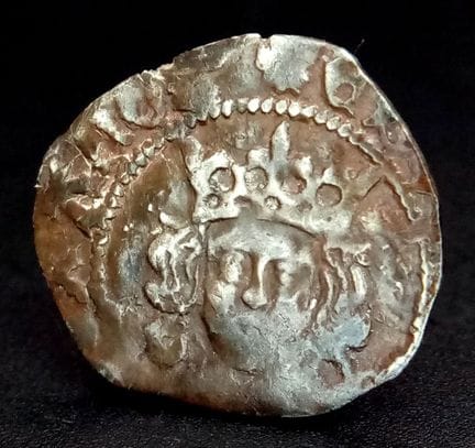 An Edward IV, Silver Hammered 1d Coin. York mint. 