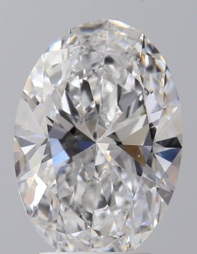 A 2.73Ct Oval Cut Lab-Grown Diamond. Colour D, Cla