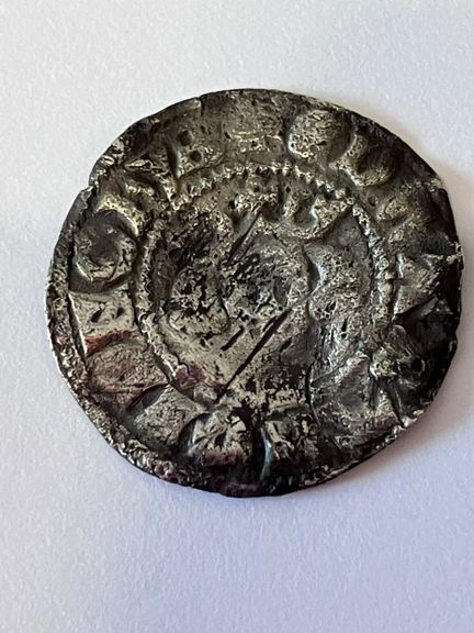 EDWARD I  (1239-1307)  SILVER PENNY coin. London m