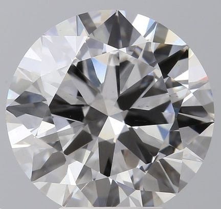 A 4.25Ct Round Cut Lab-Grown Diamond. Colour D, Cl