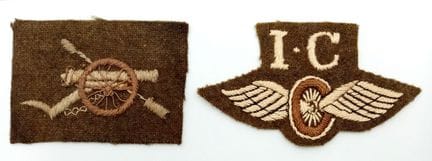 A Vintage British Army Royal Army Artillery Gunner