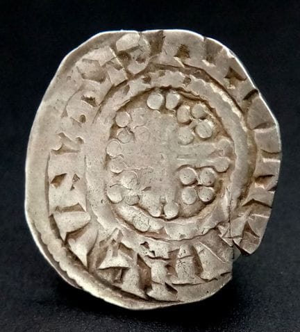 A Henry III, Silver Hammered 1d Coin. London mint.