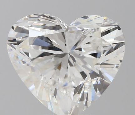 A 4.10Ct Heart Cut Lab-Grown Diamond. Colour D, Cl