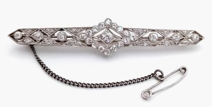An Exceptional Antique Art Deco Platinum, 18K Gold