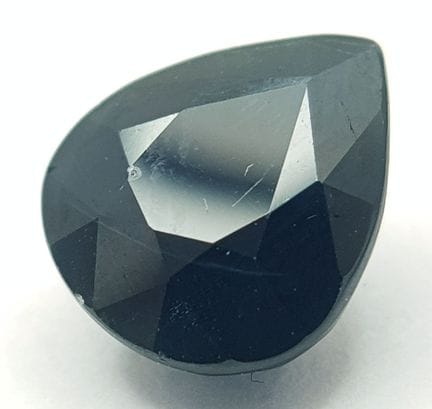 An IGI Certified 5.01ct Pear Mixed Cut Deep Blue N