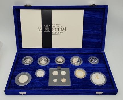Colección de monedas de plata «Proof» del milenio 