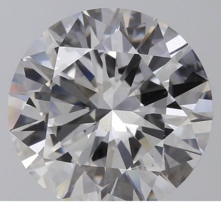 Un diamante de 4,28 quilates, de talla redonda y c