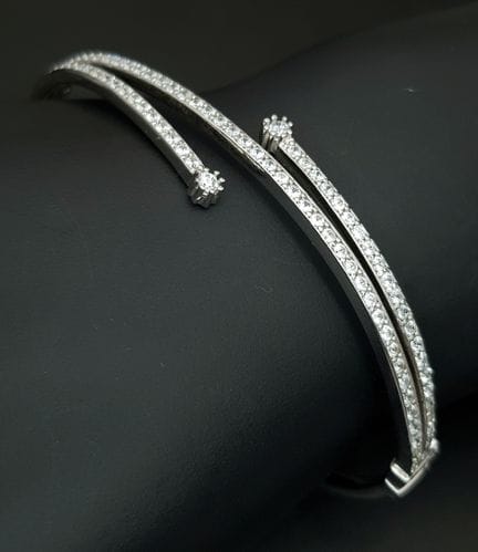 Pulsera tipo «tennis» de media eternidad, de oro b